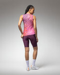 ALÉ Koszulka kolarska bez rękawów - PRAGMA SURFACE PR-E - różowy/czerwony
