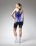 ALÉ Koszulka kolarska bez rękawów - PRAGMA CRAZY - niebieski