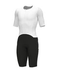 ALÉ Kombinezon kolarski - TRIATHLON EAGLE TRI - biały/czarny