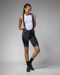 ALÉ Krótkie spodnie kolarskie z szelkami - STRADA 2.0 PR-E - czarny