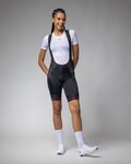 ALÉ Krótkie spodnie kolarskie z szelkami - STRADA 2.0 PR-E - czarny