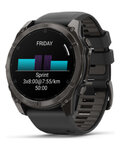 GARMIN smartwatch - FENIX 8 AMOLED SAPPHIRE 51 mm - czarny