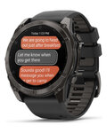 GARMIN smartwatch - FENIX 8 AMOLED SAPPHIRE 51 mm - czarny