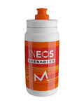 ELITE Bidon kolarski - FLY INEOS GRENADIER 550 ML 2026 - biały/pomarańczowy