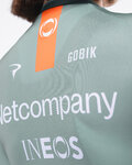 GOBIK Koszulka kolarska z krótkim rękawem - ODYSSEY NETCOMPANY INEOS 26 - zielony/pomarańczowy