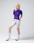 GOBIK Koszulka kolarska z krótkim rękawem - ATTITUDE 2.0 - niebieski/fioletowy