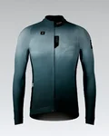 GOBIK Zimowa koszulka kolarska z długim rękawem - HYDER - zielony