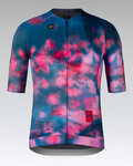 GOBIK Koszulka kolarska z krótkim rękawem - CX PRO 4.0 - niebieski/różowy