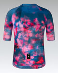GOBIK Koszulka kolarska z krótkim rękawem - CX PRO 4.0 - niebieski/różowy