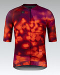 GOBIK Koszulka kolarska z krótkim rękawem - CX SOLID - czerwony/bordowy/różowy