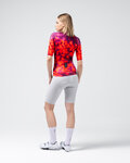 GOBIK Koszulka kolarska z krótkim rękawem - CX SOLID - czerwony/bordowy/różowy