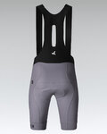 GOBIK Krótkie spodnie kolarskie z szelkami - ABSOLUTE 7.0 - szary