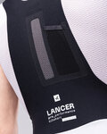 GOBIK Krótkie spodnie kolarskie z szelkami - LANCER NETCOMPANY INEOS DIAMOND 26 - biały