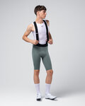 GOBIK Krótkie spodnie kolarskie z szelkami - X - zielony