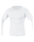 GORE Kolarska koszulka z długim rękawem - BASE LAYER - biały