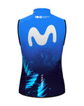GOBIK Kamizelka kolarska - PLUS 2.0 MOVISTAR TEAM 2024 - niebieski/biały