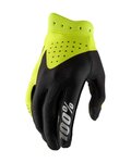100% SPEEDLAB Kolarskie rękawiczki z długimi palcami - ITRACK - czarny/żółty
