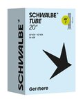 SCHWALBE dętka - AV7 (40/62-406) 20x1.60–2.45 AV 40mm - czarny