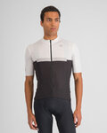 SPORTFUL Koszulka kolarska z krótkim rękawem - PISTA - biały/czarny