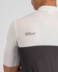 SPORTFUL Koszulka kolarska z krótkim rękawem - PISTA - biały/czarny