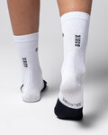 GOBIK Kolarskie klasyczne skarpetki - LIGHTWEIGHT 2.0 MOVISTAR TEAM 26 - biały/czarny