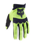FOX Kolarskie rękawiczki z długimi palcami - DIRTPAW - żółty/czarny