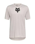 FOX Koszulka kolarska z krótkim rękawem - RANGER SS HEAD - biały
