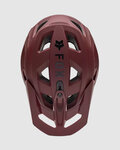 FOX Kask kolarski - SPEEDFRAME SOLID - bordowy