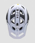 FOX Kask kolarski - SPEEDFRAME PRO DEFY - biały/szary