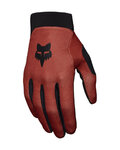 FOX Kolarskie rękawiczki z długimi palcami - RANGER - czerwony