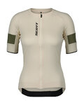 SCOTT Koszulka kolarska z krótkim rękawem - ENDURANCE PRO W - biały/zielony