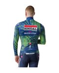 CASTELLI Letnia koszulka kolarska z długim rękawem - MID WEIGHT 2 LS TEAM SOUDAL QUICK-STEP 2026 - niebieski