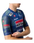 CASTELLI Koszulka kolarska z krótkim rękawem - COMPETIZIONE 4 TEAM SOUDAL QUICK-STEP 2026 - niebieski/zielony