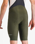 CASTELLI Krótkie spodnie kolarskie z szelkami - COMPETIZIONE 2 - zielony