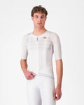 CASTELLI Koszulka kolarska z krótkim rękawem - AERO RACE 8S - biały