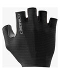 CASTELLI Kolarskie rękawiczki z krótkimi palcami - ESPRESSO - czarny