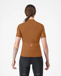 CASTELLI Koszulka kolarska z krótkim rękawem - LIBERA 2 - brązowy