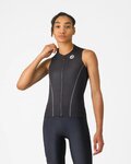 CASTELLI Koszulka kolarska bez rękawów - ANIMA FLOW - czarny
