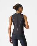 CASTELLI Koszulka kolarska bez rękawów - ANIMA FLOW - czarny