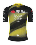RAPIDGEAR Koszulka kolarska z krótkim rękawem - VISMA TDF25 REPLICA JERSEY - żółty/czarny