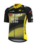 RAPIDGEAR Koszulka kolarska z krótkim rękawem - VISMA TDF25 REPLICA JERSEY - żółty/czarny