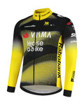 RAPIDGEAR Letnia koszulka kolarska z długim rękawem - VISMA TDF25 REPLICA JERSEY - żółty/czarny