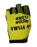 RAPIDGEAR Kolarskie rękawiczki z krótkimi palcami - VISMA TDF25 REPLICA GLOVES - żółty/czarny