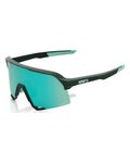 100% SPEEDLAB Okulary kolarskie - S3 - czarny/turkusowy