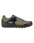 NORTHWAVE Buty rowerowe - CORSAIR 2 - zielony/czarny