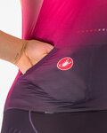 CASTELLI Kombinezon kolarski - FREE SANREMO 3 - różowy/bordowy