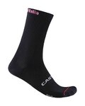 CASTELLI Kolarskie klasyczne skarpetki - GIRO LOGO 18 - czarny