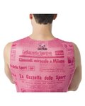 CASTELLI Kolarski bezrękawnik - GAZZETTA DELLO SPORT - różowy