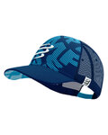 COMPRESSPORT Czapka kolarska - TRUCKER CAP - niebieski