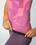 ALÉ Koszulka kolarska z krótkim rękawem - PRAGMA ENJOY W - różowy